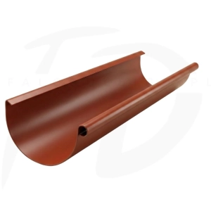 Rynna stalowa Inguri ⌀ 125 długość 4m kolor ceglasty